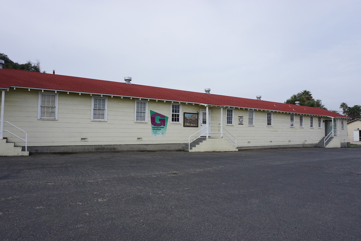 building G east side