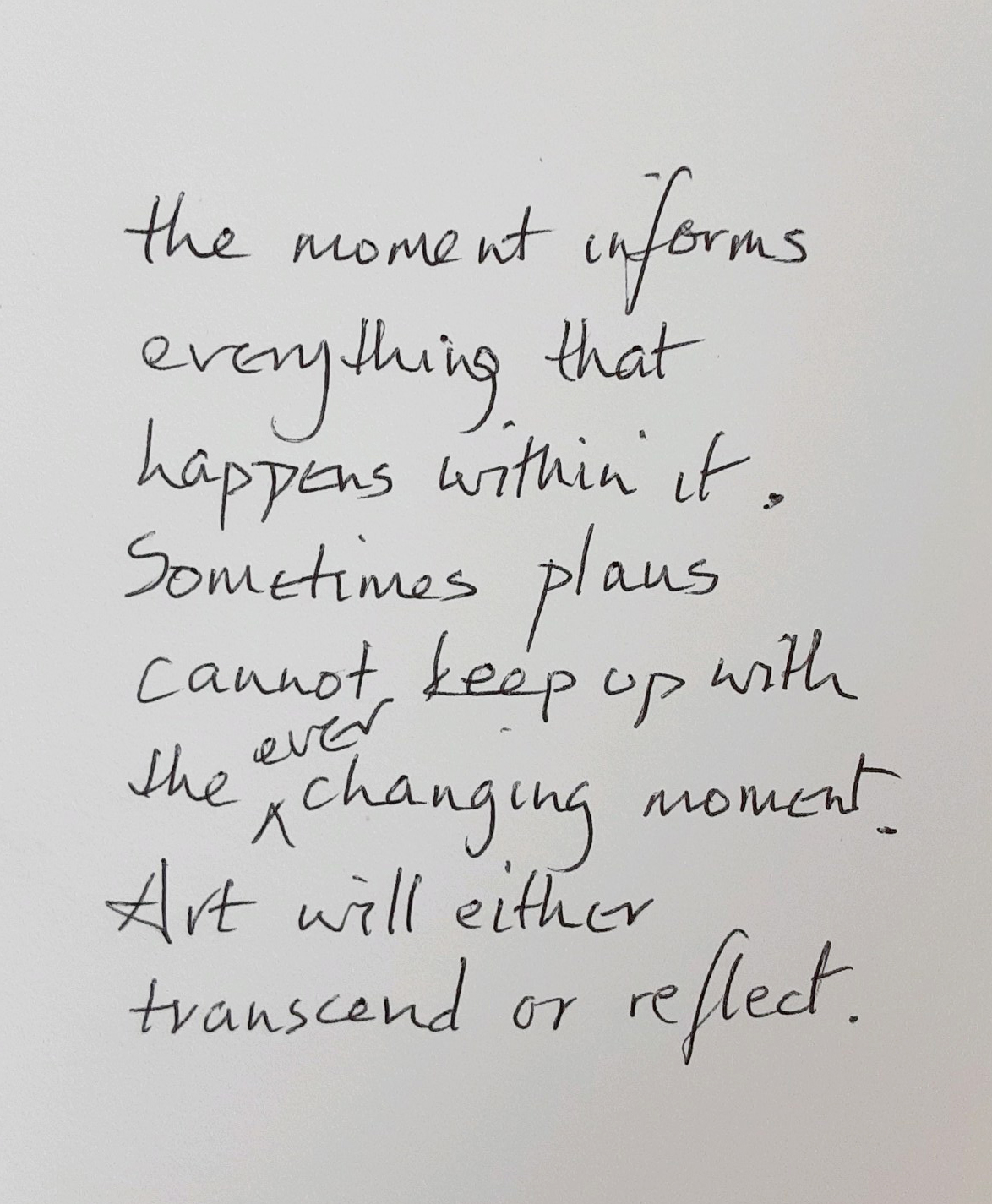 thoughts for tonight